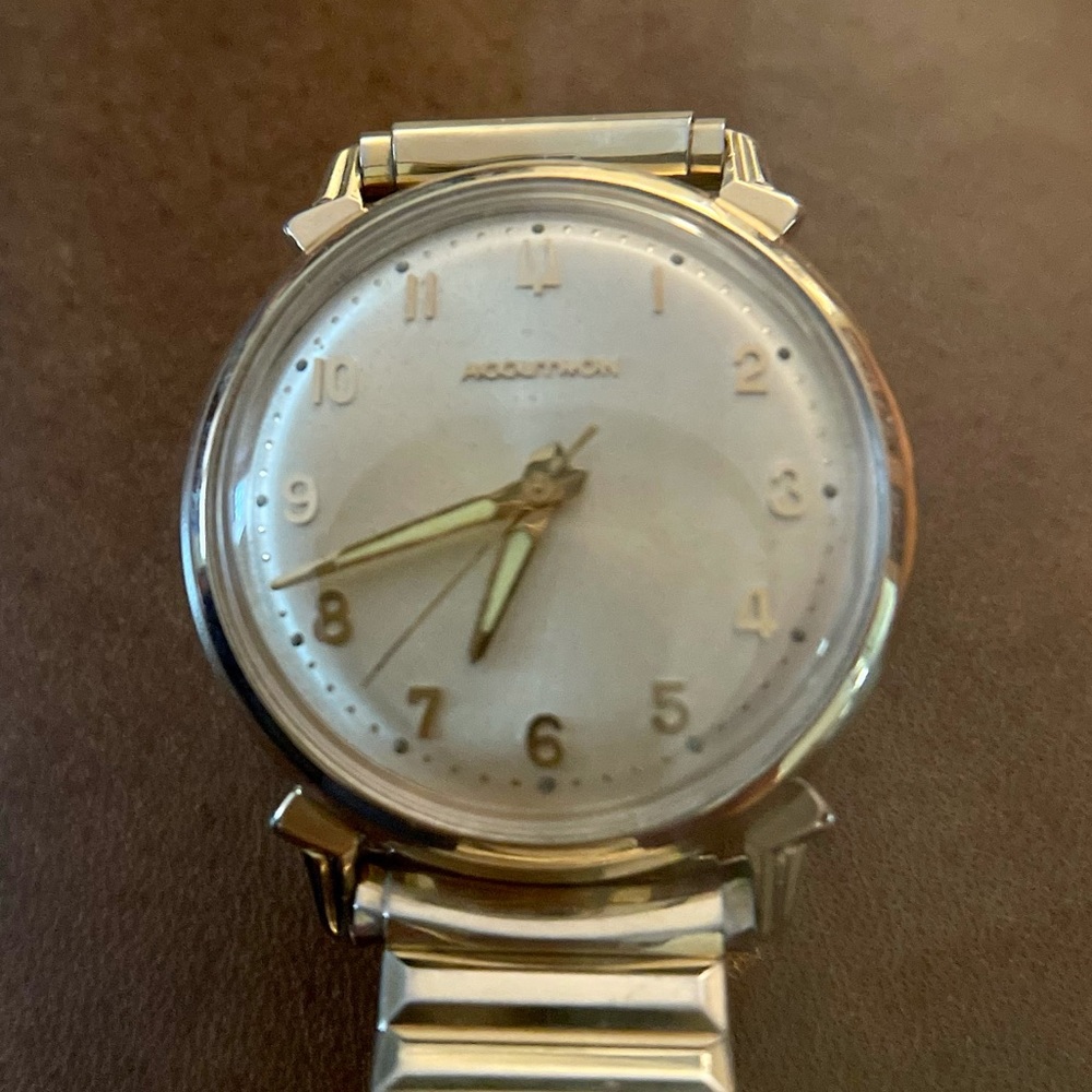 Vintage Men's 10k Gold-Filled Bulova Accutron